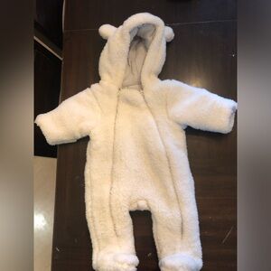 Little Me Bear Suit - 0-3 Months